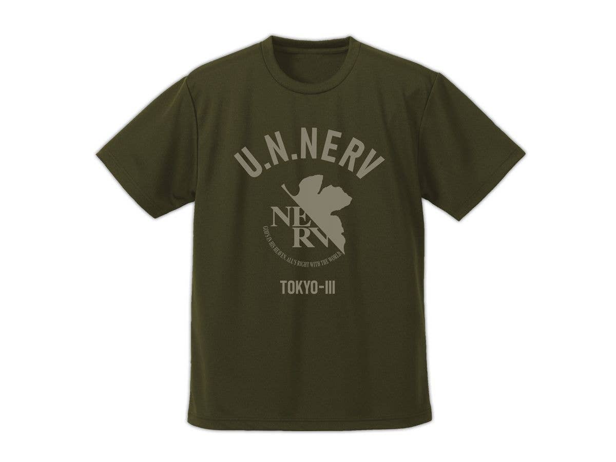 EVANGELION: NERV Dry T-Shirt / OD-M