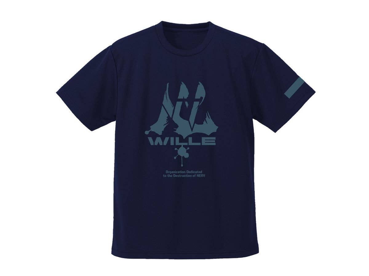 EVANGELION: WILLE Dry T-Shirt / NAVY-M