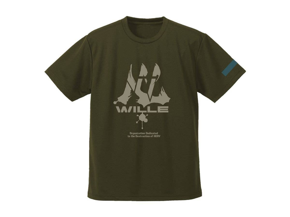 EVANGELION: WILLE Dry T-Shirt / OD-XL
