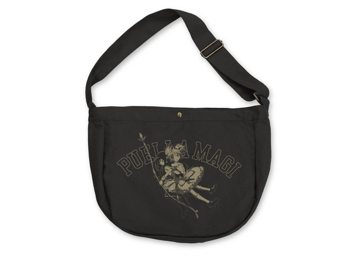 Puella Magi Madoka Magica The Movie [New Edition] Rebellion: Madoka & Homura Newspaper Bag / Black