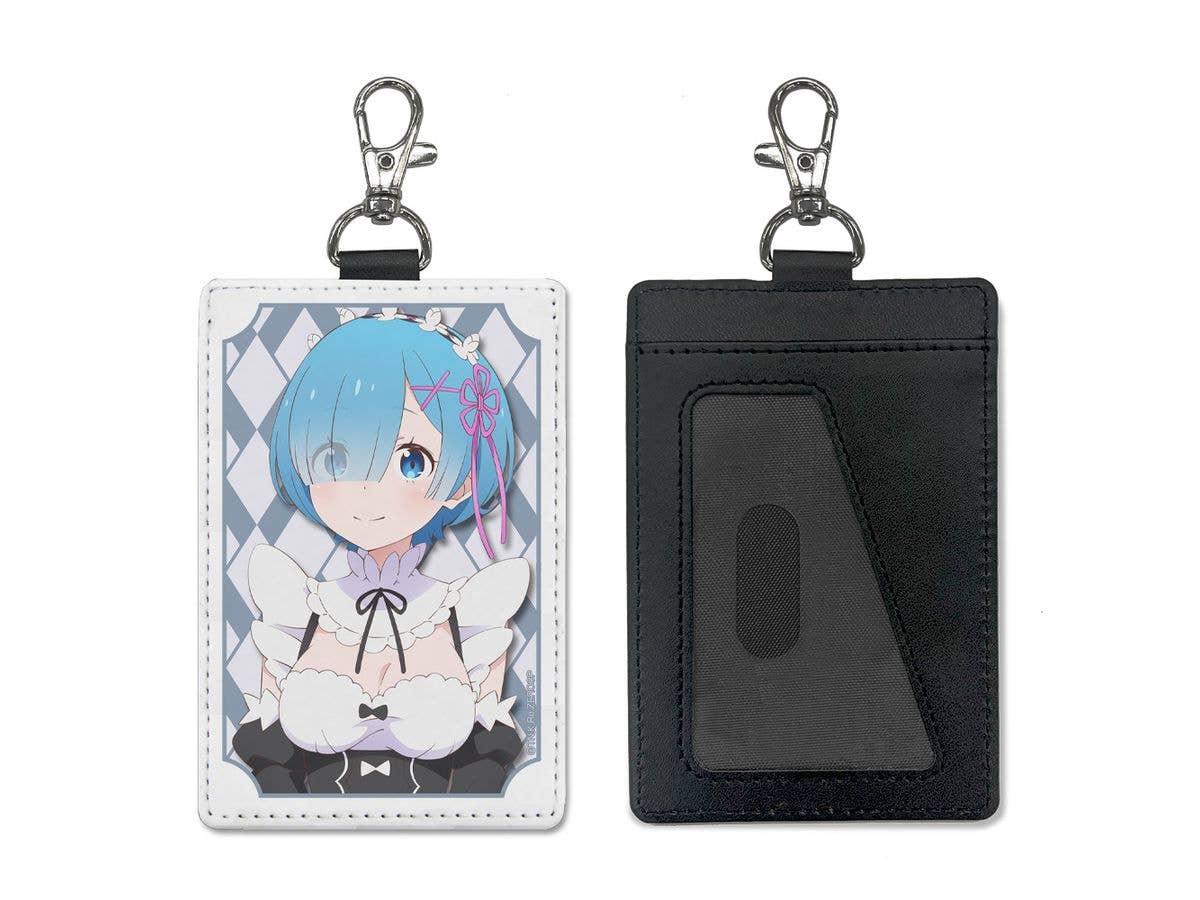 Re:Zero - Starting Life in Another World: Rem Pass Case (with carabiner clip)