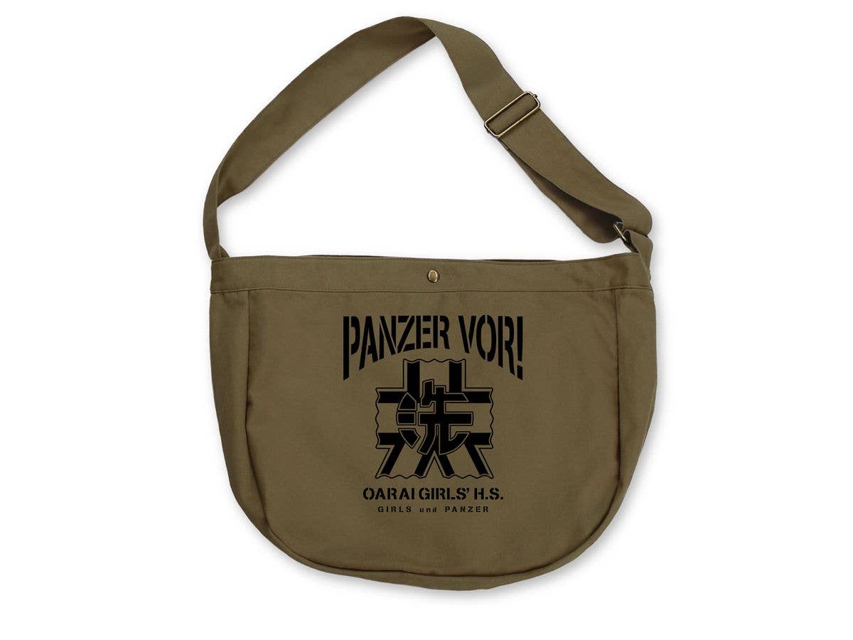 Girls & Panzer Final Chapter: Oarai Girls' High School Newspaper Bag / Moss