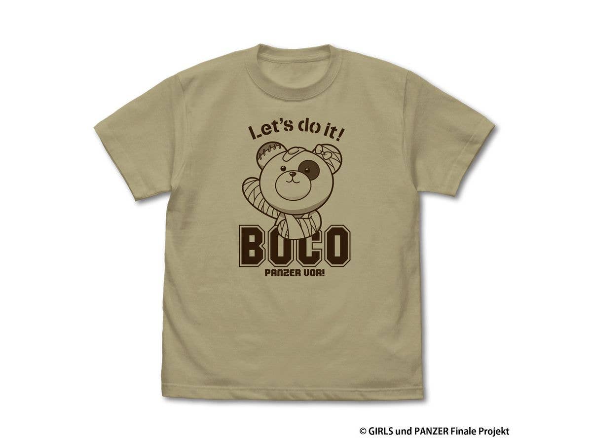 Girls und Panzer Final Chapter: Boko T-Shirt / SAND KHAKI-M