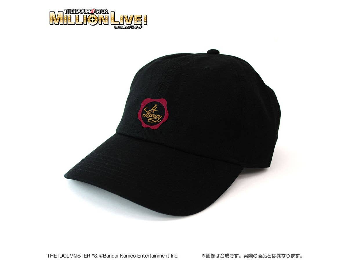 The Idolm@Ster Million Live!: 4Luxury Embroidered Low Cap / Black
