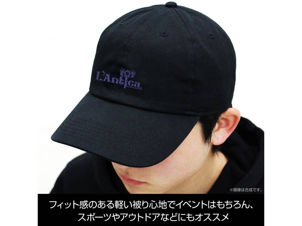 The Idolm@Ster Shiny Colors: 283 Pro Antique Embroidered Low Cap / Black