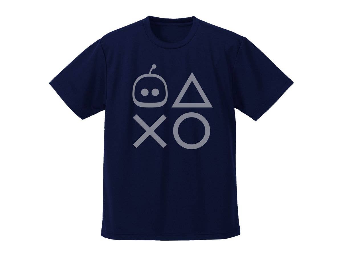 Astro Bot: Astro Playstation Shapes Dry T-Shirt / Navy-XL