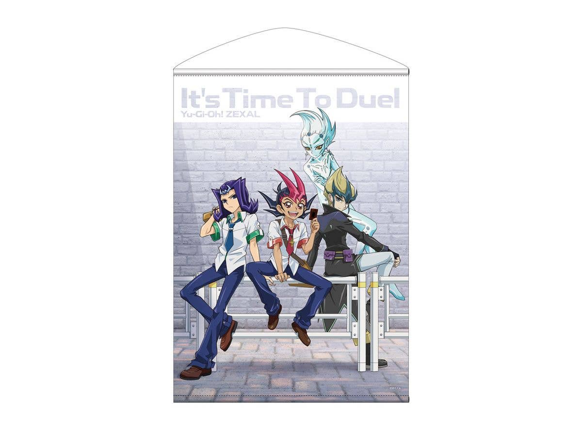 Yu-Gi-Oh! Zexal: Original Illustration Of Yuma, Astral, Ryoga, And Kite B2 Tapestry, Off Mode Duelist Ver.
