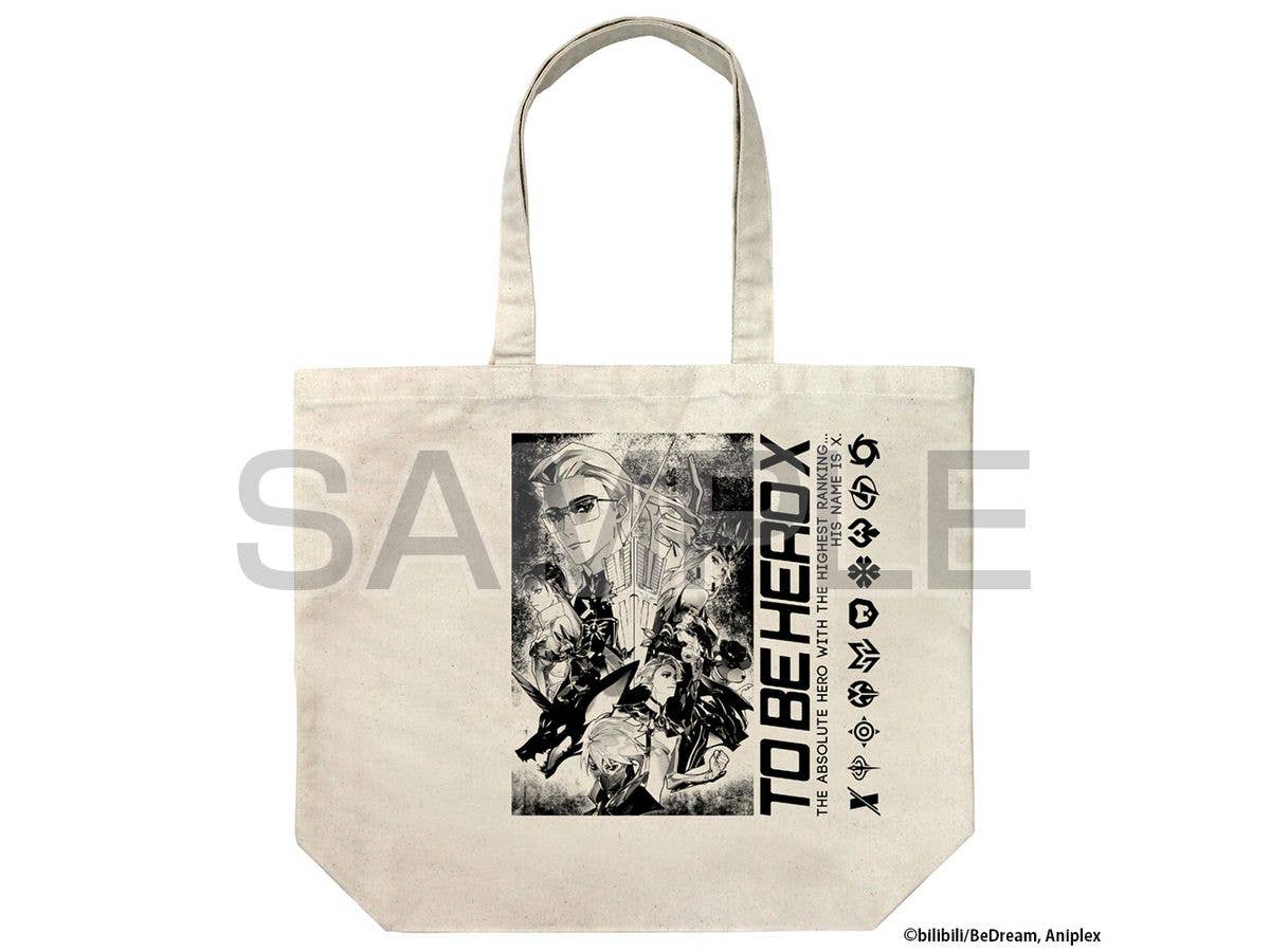 Anime To Be Hero X: Large Tote Bag / Natural