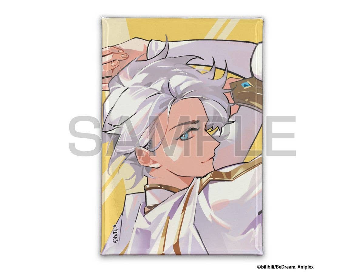 Anime To Be Hero X: Nice Square Can Badge