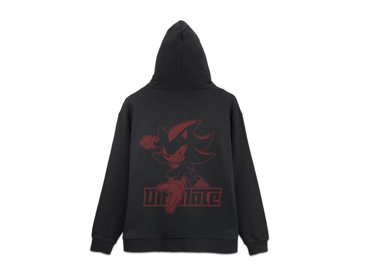 Sonic The Hedgehog: Shadow The Hedgehog Zip Hoodie / Black-L