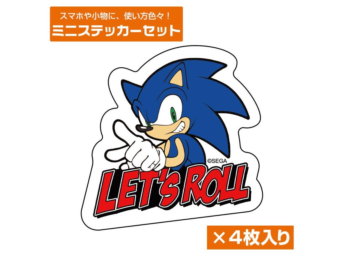 Sonic The Hedgehog: Sonic The Hedgehog Mini Sticker Set