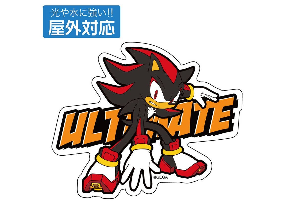 Sonic The Hedgehog: Ultimate Lifeform Shadow Outdoor Sticker