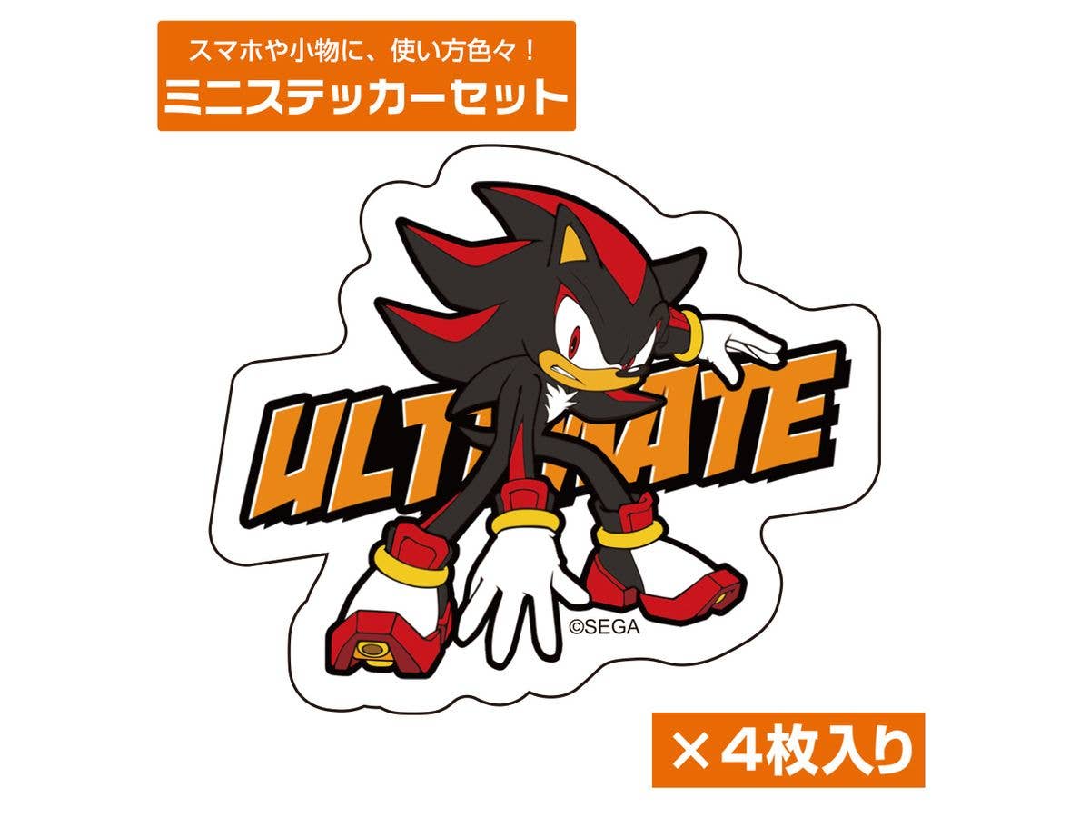 Sonic The Hedgehog: Ultimate Lifeform Shadow Mini Sticker Set