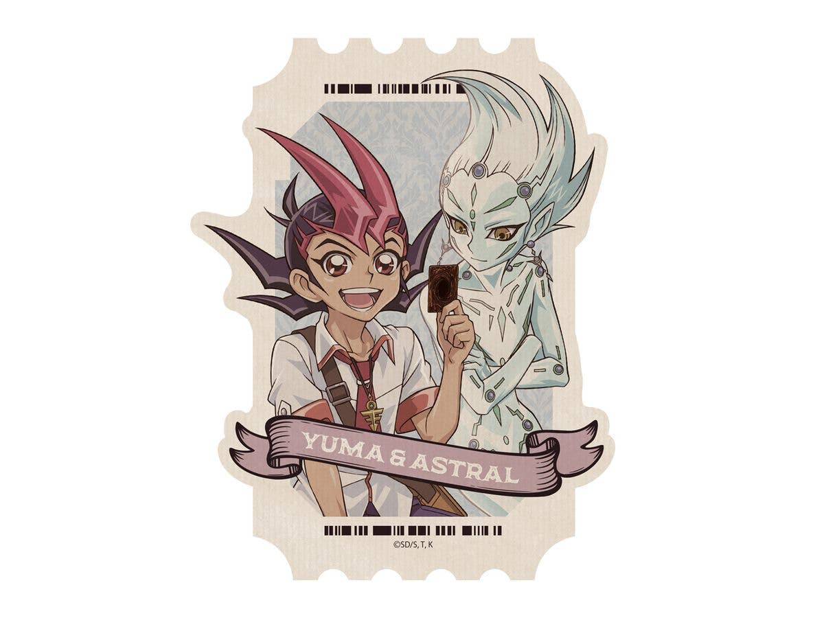 Yu-Gi-Oh! Zexal: Original Illustration Of Yuma Tsukumo & Astral Outdoor Sticker, Off Mode Duelist Ver.