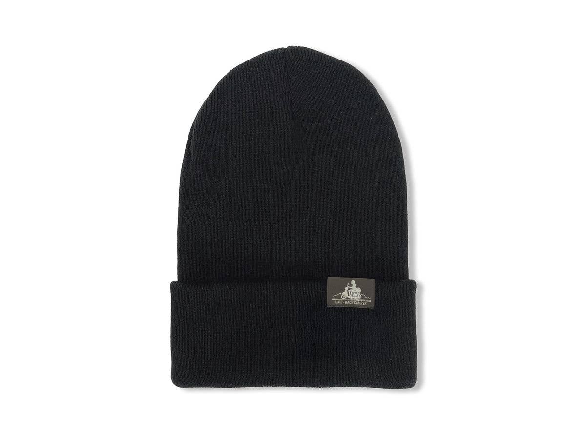 Laid-Back Camp Season 3: Silhouette Bike Shima Rin Knit Cap / Black