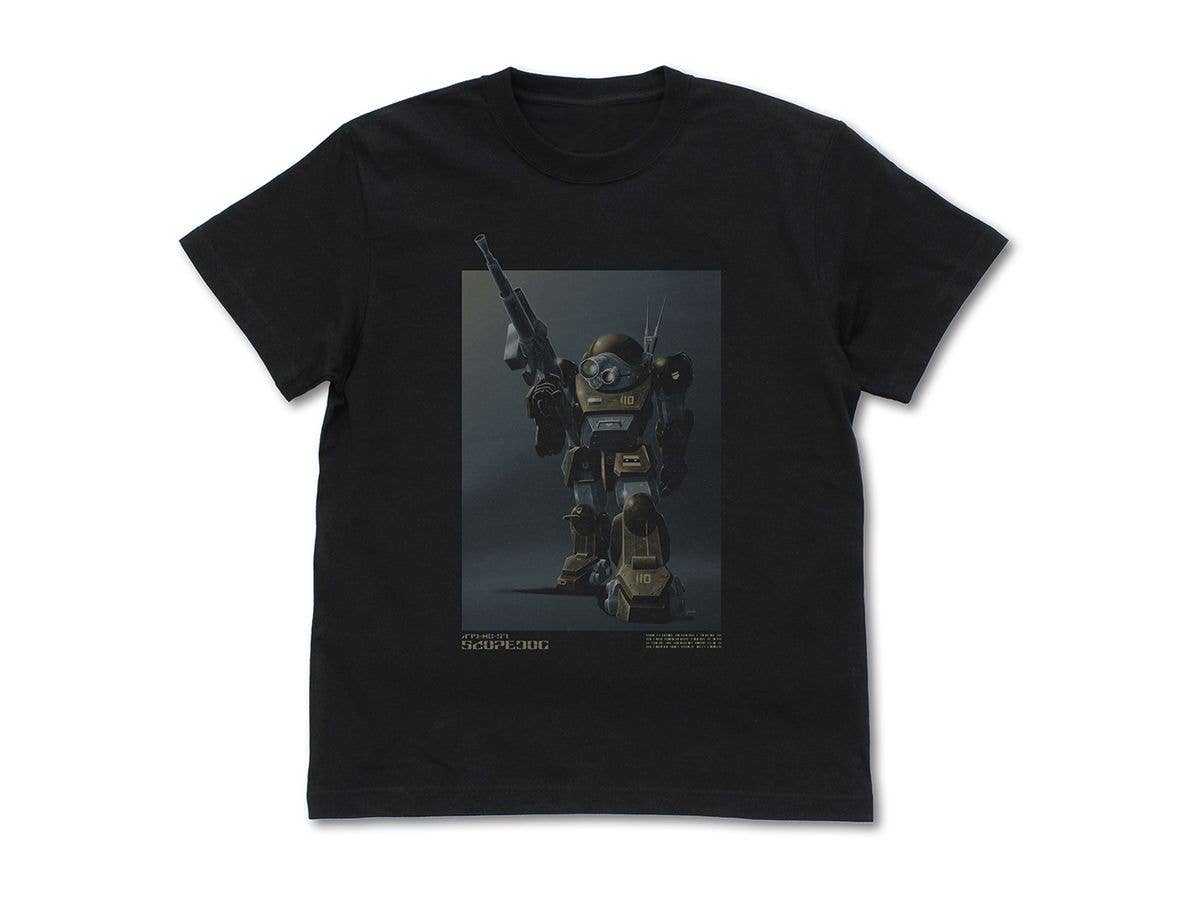 Armored Trooper Votoms: Atm-09-St Scopedog T-Shirt / Black-S
