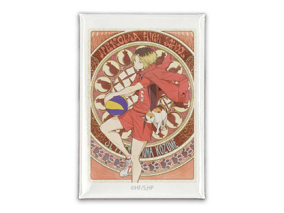 Haikyu!!: Kenma Kozume Square Can Badge Flight Ver.