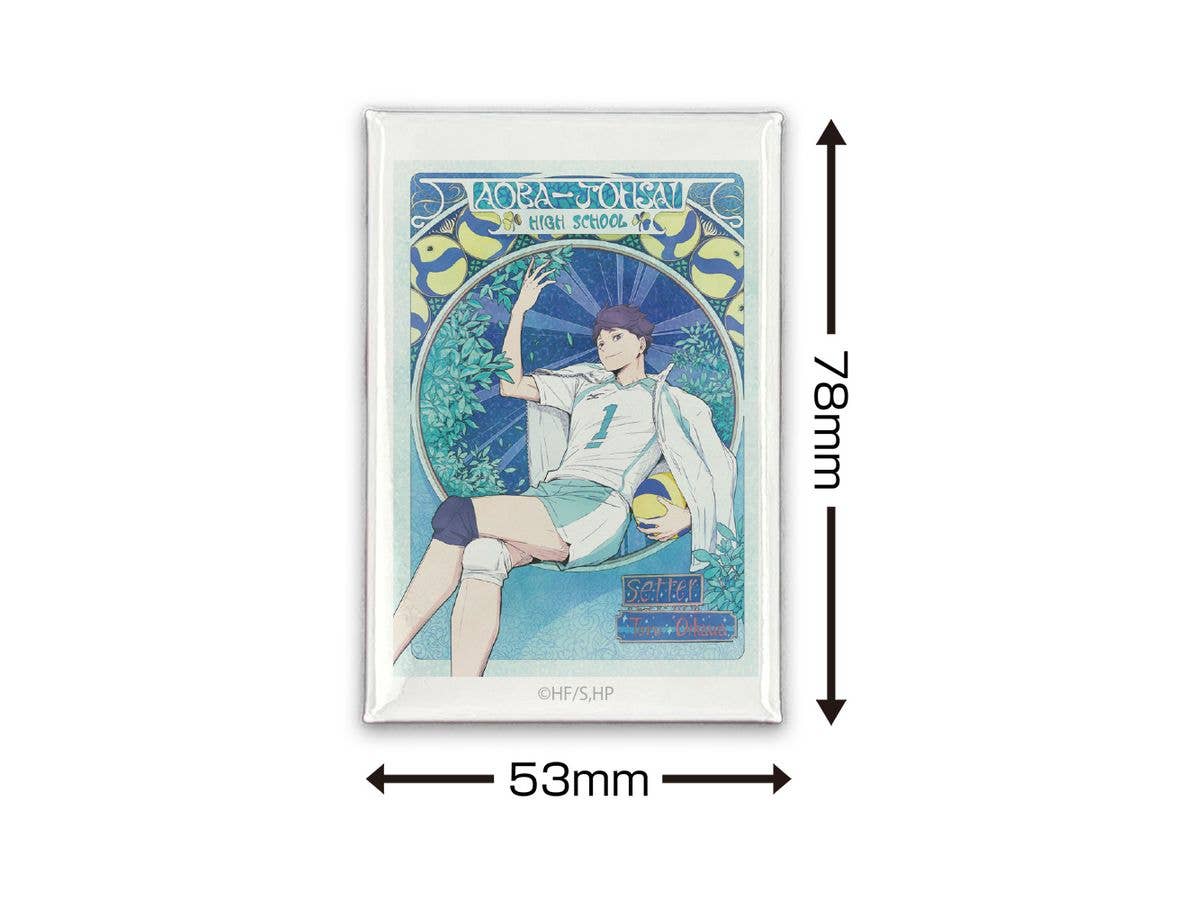 Haikyu!!: Oikawa Toru Square Can Badge, Flight Ver.