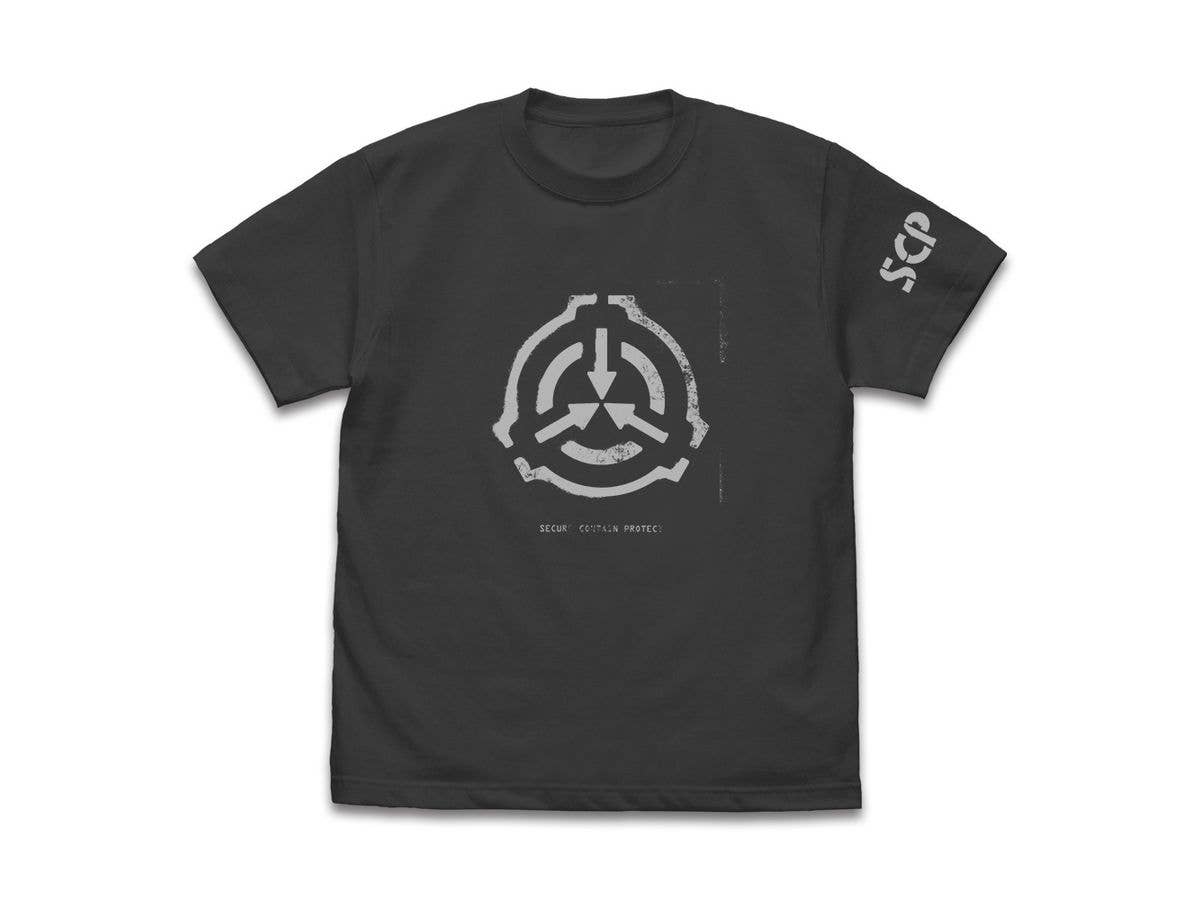 Scp Foundation: Stencil Logo T-Shirt / Sumi-M