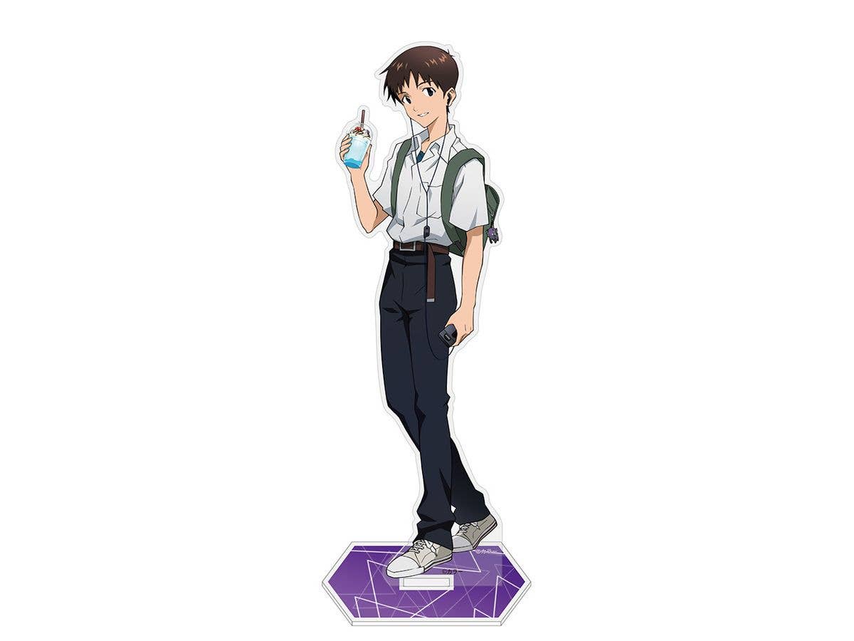 Evangelion: Original Illustration Of Shinji Ikari Acrylic Stand (Large) Uniform Ver.