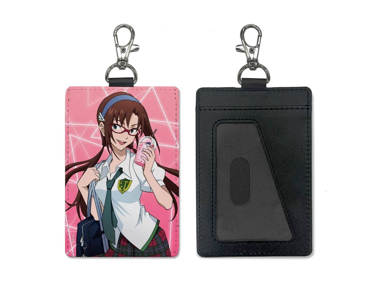 Evangelion: Original Illustration Of Mari Illustrious Makinami Pass Case (With Clip) Uniform Ver.