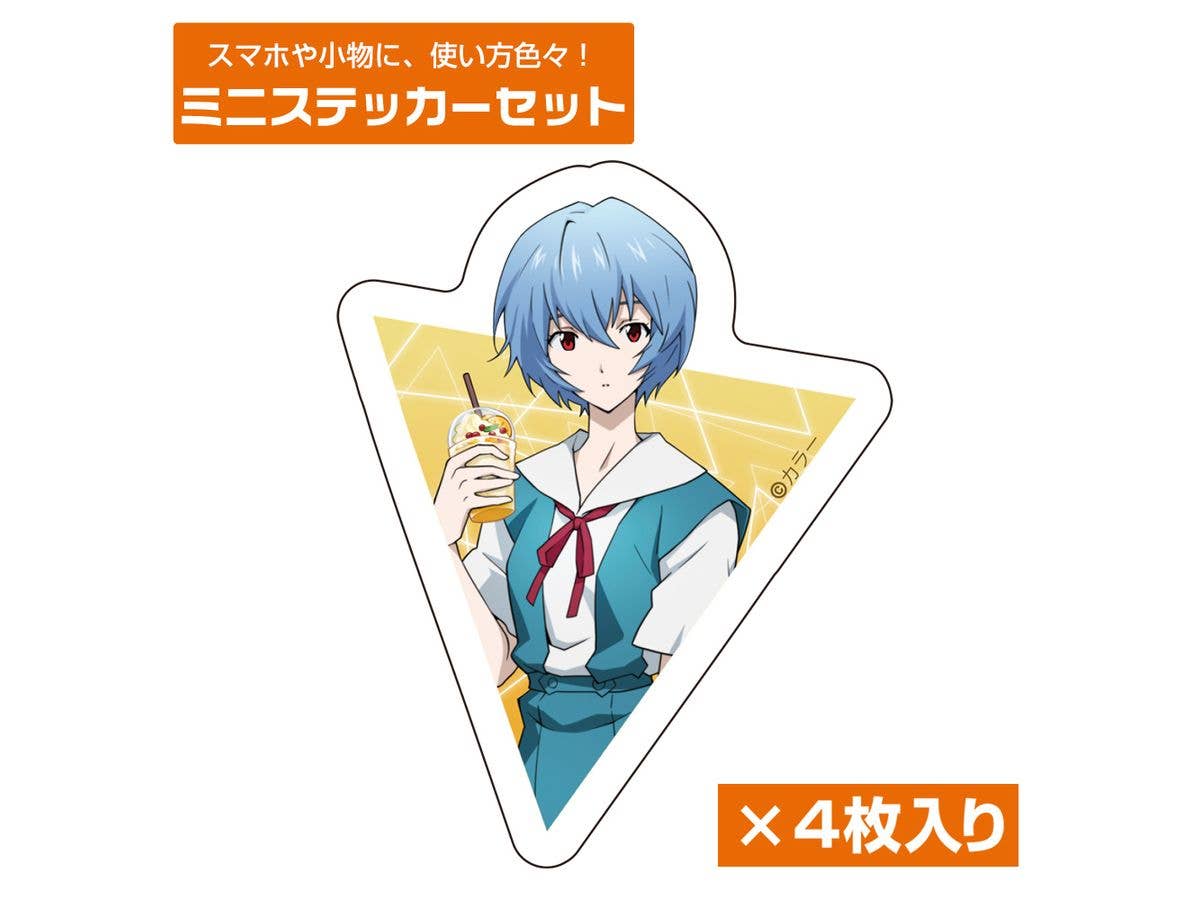 Evangelion: Original Illustration Rei Ayanami Mini Sticker Set (Uniform Ver.)