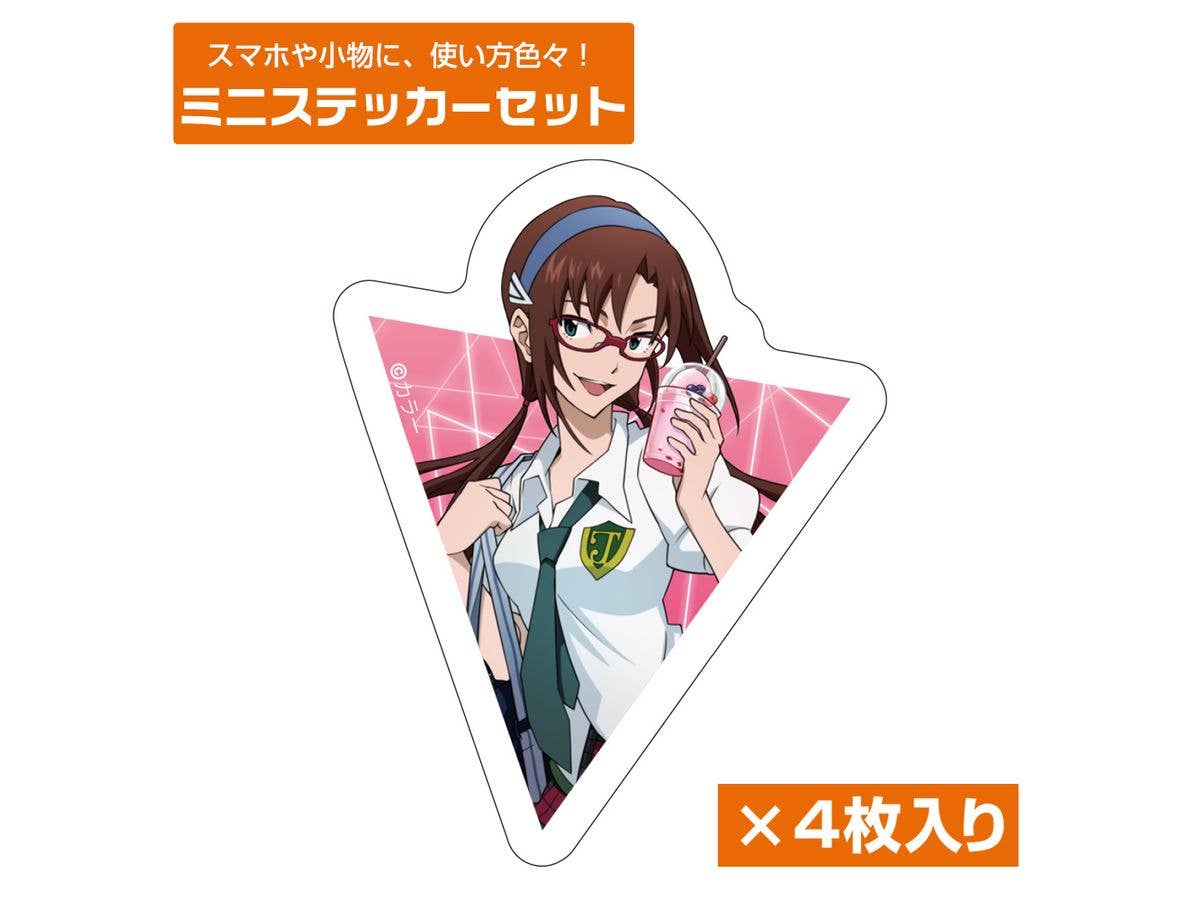 Evangelion: Original Illustration Of Mari Illustrious Makinami Mini Sticker Set (Uniform Ver.)