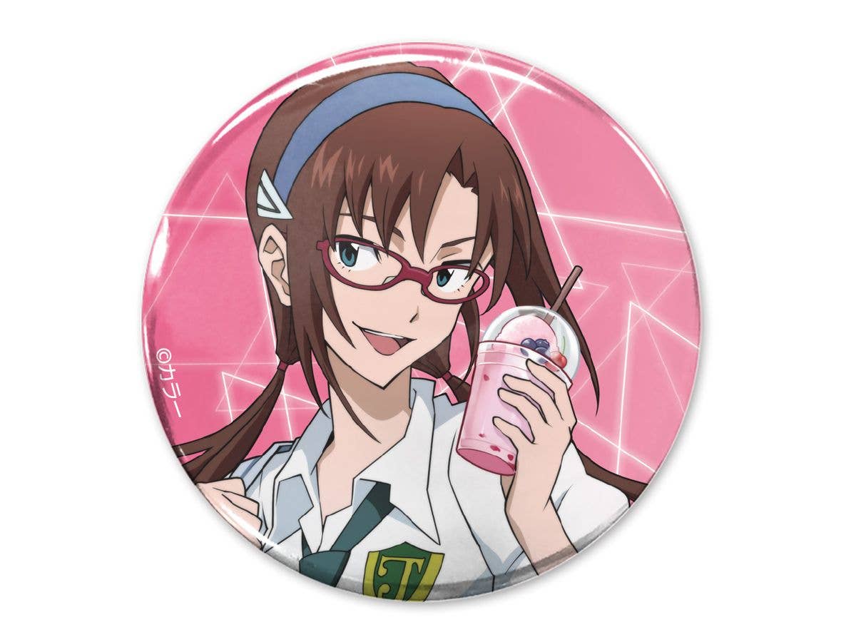 Evangelion: Original Illustration Of Mari Illustrious Makinami 65Mm Can Badge, Uniform Ver.