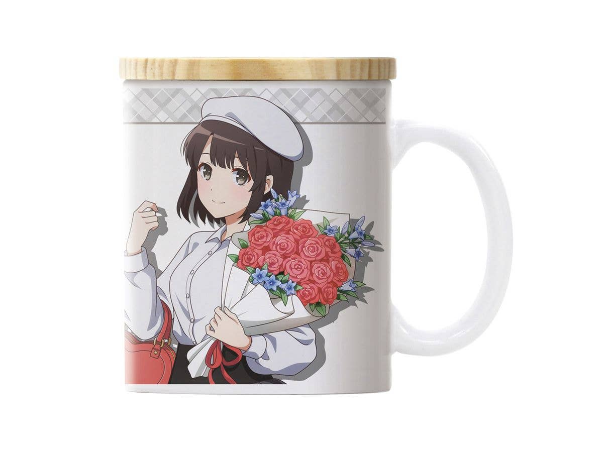 Saekano: How To Raise A Boring Girlfriend Fine: Megumi Kato Full-Color Mug With Lid, Birthday Date Ver.
