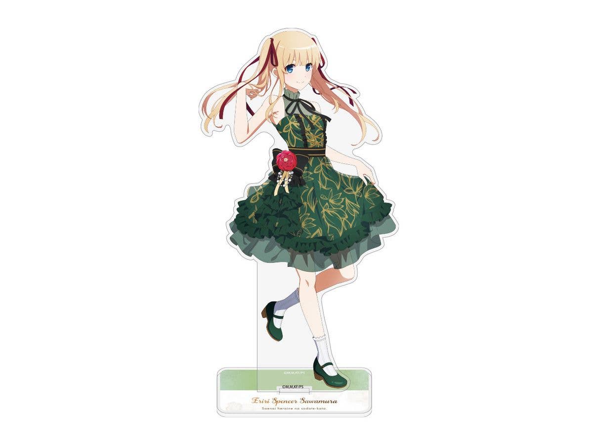 How To Raise A Boring Girlfriend: Original Illustration Of Eriri Spencer Sawamura Acrylic Stand (Large) Blooming Dress Ver.