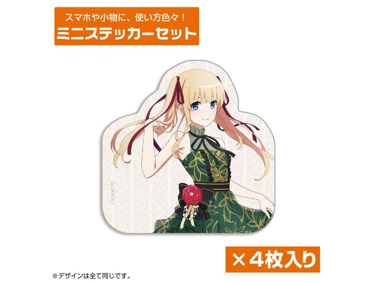 How To Raise A Boring Girlfriend: Original Illustration Of Eriri Spencer Sawamura Mini Sticker Set, Blooming Dress Ver.