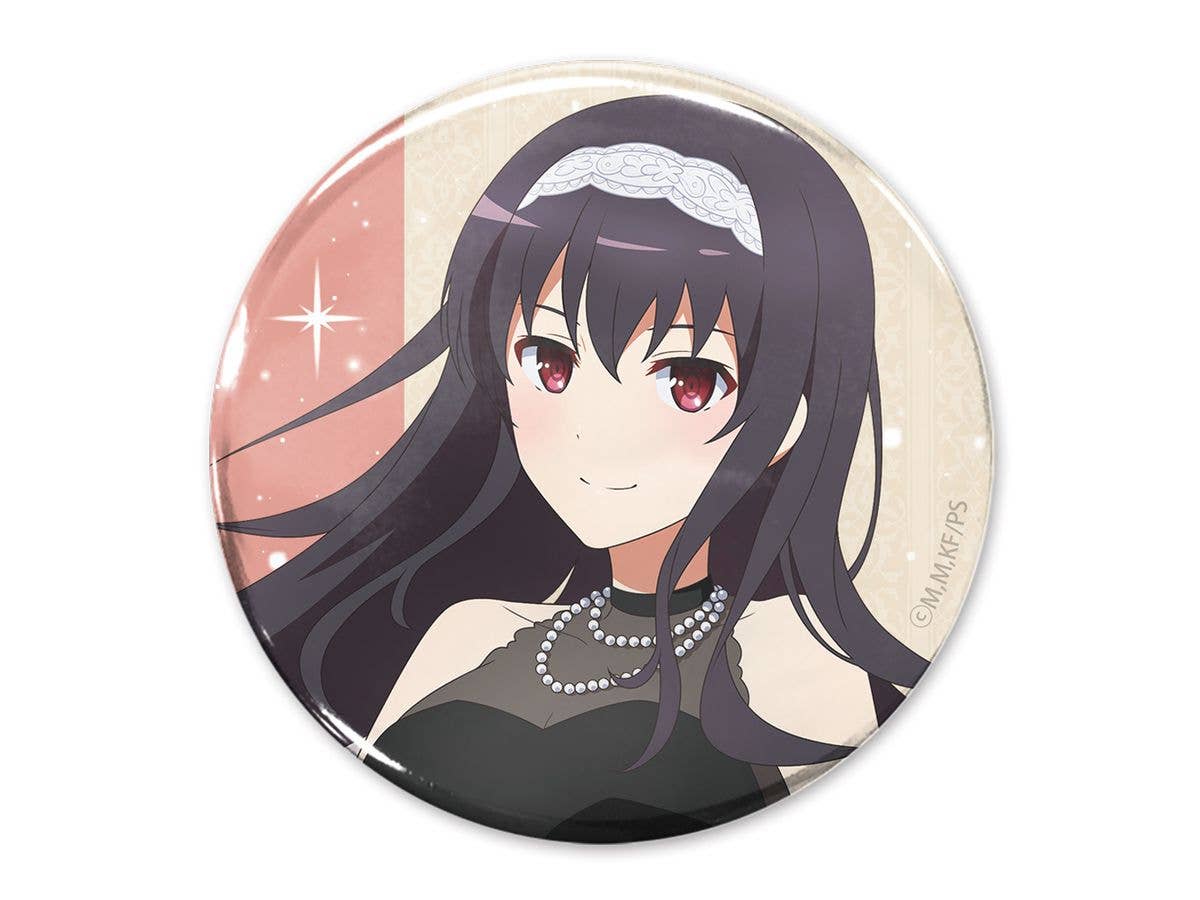 How To Raise A Boring Girlfriend: Original Illustration Of Utaha Kasumigaoka 65Mm Can Badge, Blooming Dress Ver.