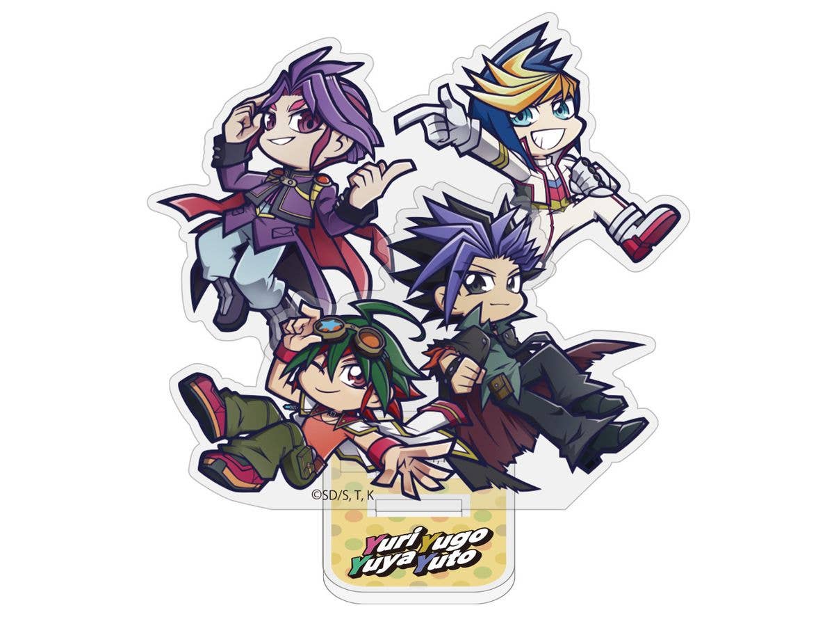 Yu-Gi-Oh! Arc-V: Yuya Sakaki & Yuto & Yugo & Yuri Deformed Acrylic Stand Jump! Ver.