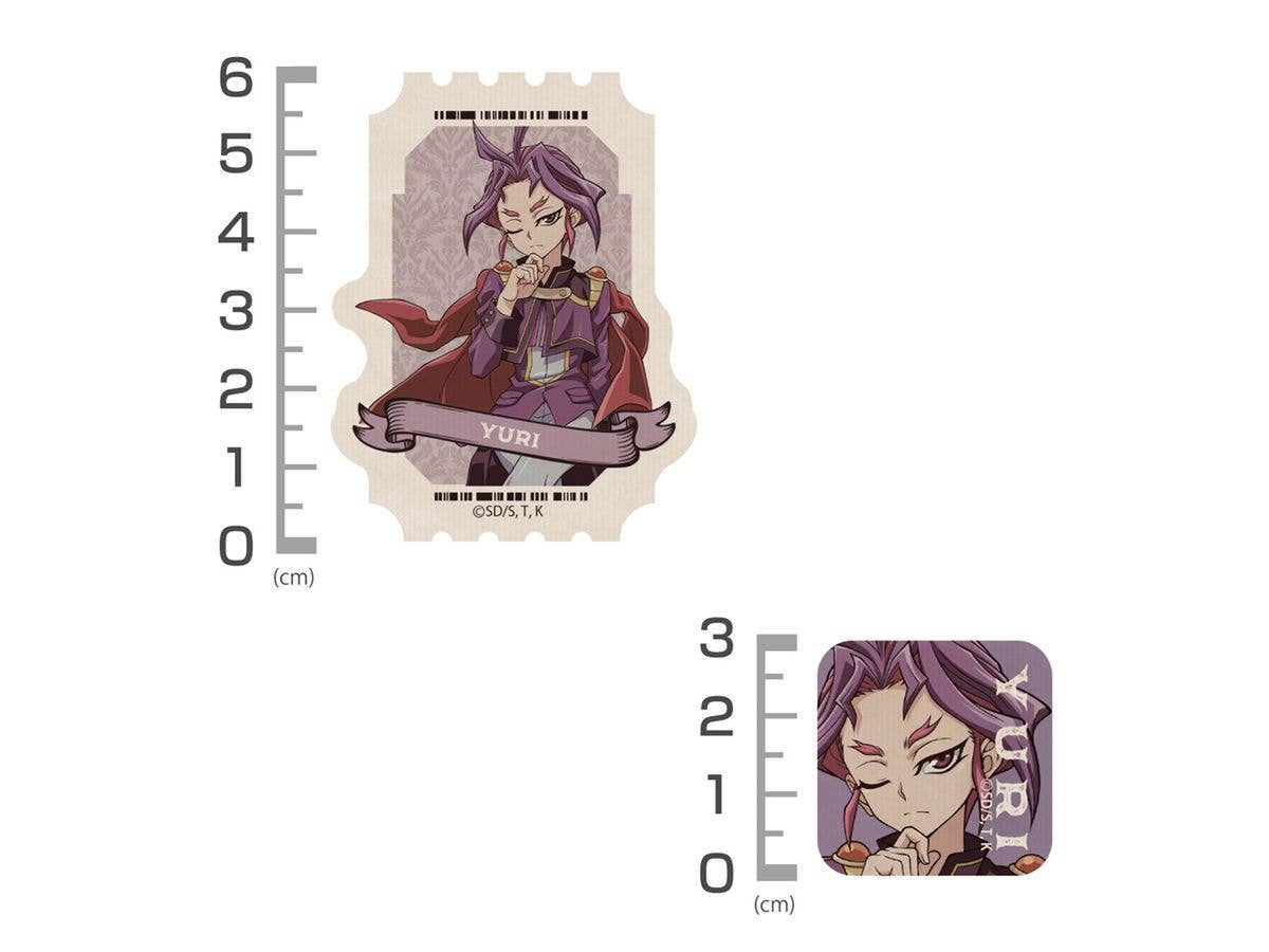 Yu-Gi-Oh! Arc-V: Original Illustration Yuri Mini Sticker Set: Off Mode Duelist Ver.