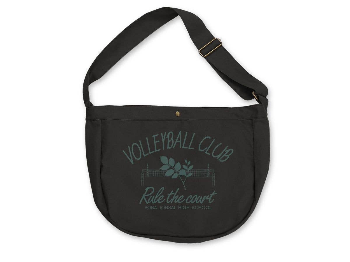 Haikyu!!: Aoba Johsai High School Volleyball Club Newspaper Bag / Black