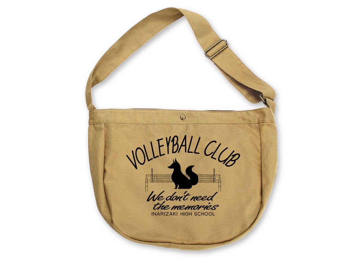 Haikyu!!: Inarizaki High School Volleyball Club Newspaper Bag / Sand Khaki