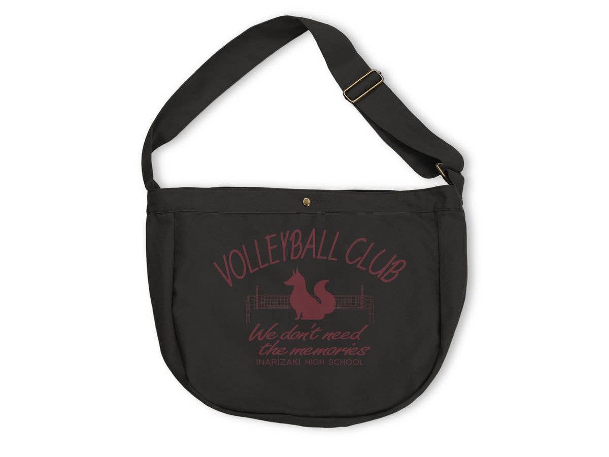 Haikyu!!: Inarizaki High School Volleyball Club Newspaper Bag / Black