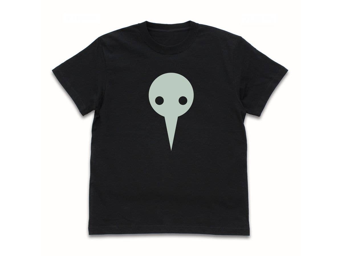 Evangelion: Angel Glow-In-The-Dark T-Shirt / Black-XL