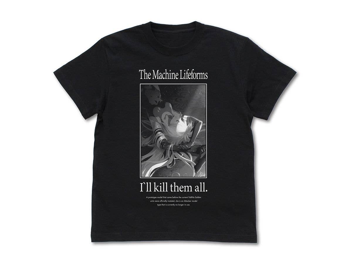 Nier:Automata Ver1.1A: A2 T-Shirt / Black-L