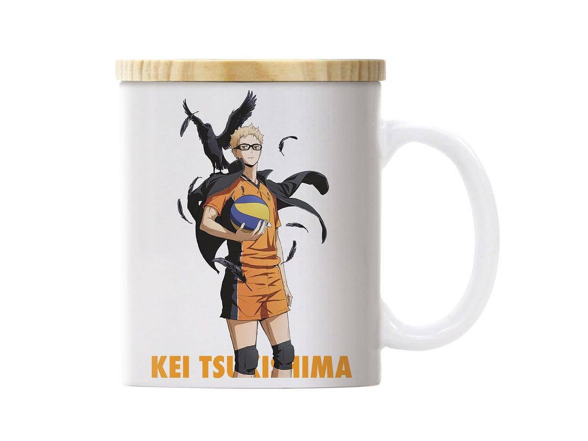 Haikyu!!: Tsukishima Kei Full-Color Mug With Lid, Advance Ver.