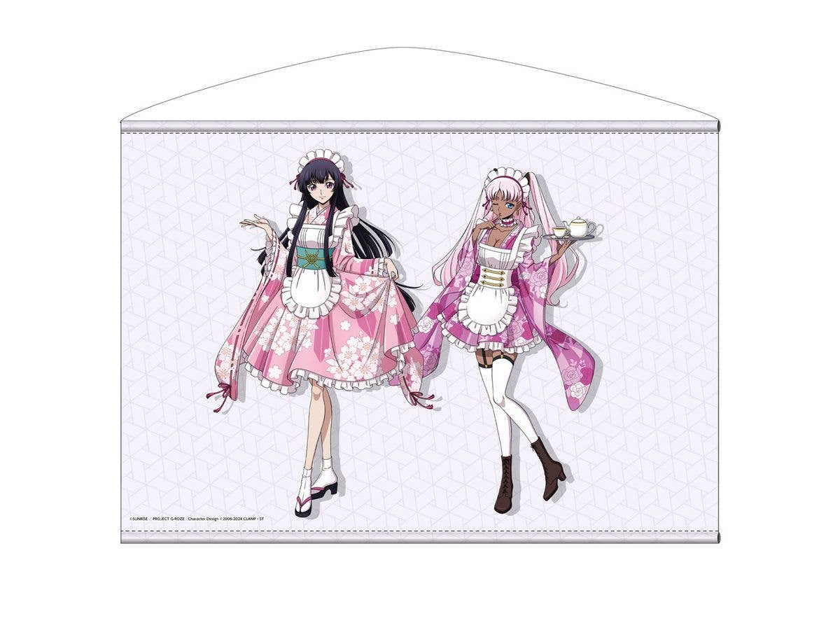 Code Geass: Rose Of The Recapture: Original Illustration Of Sakuya & Catherine B2 Tapestry, Japanese Maid Ver.