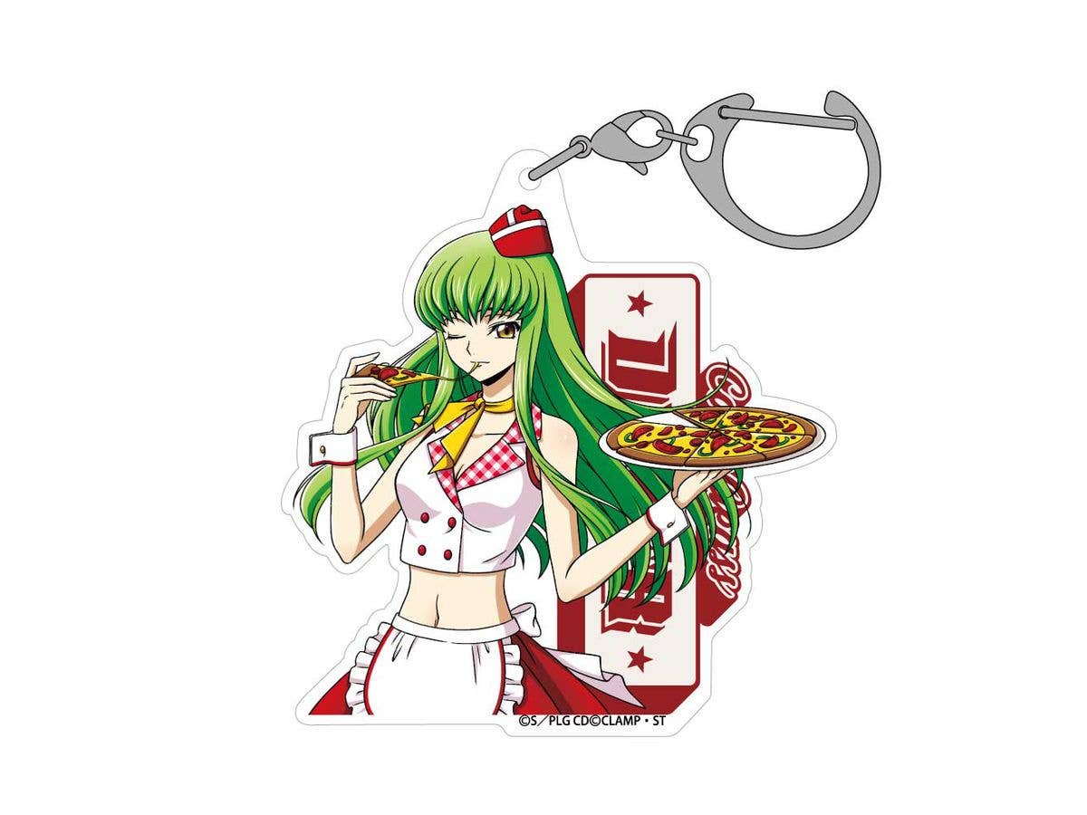 Code Geass: Original Illustration Of C.C. Acrylic Multi-Keychain American Diner Ver.