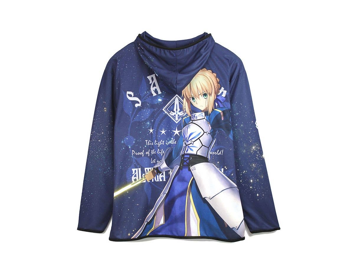 Fate / Grand Order: Saber / Artoria Pendragon Full Graphic Dry Parka / Xxl