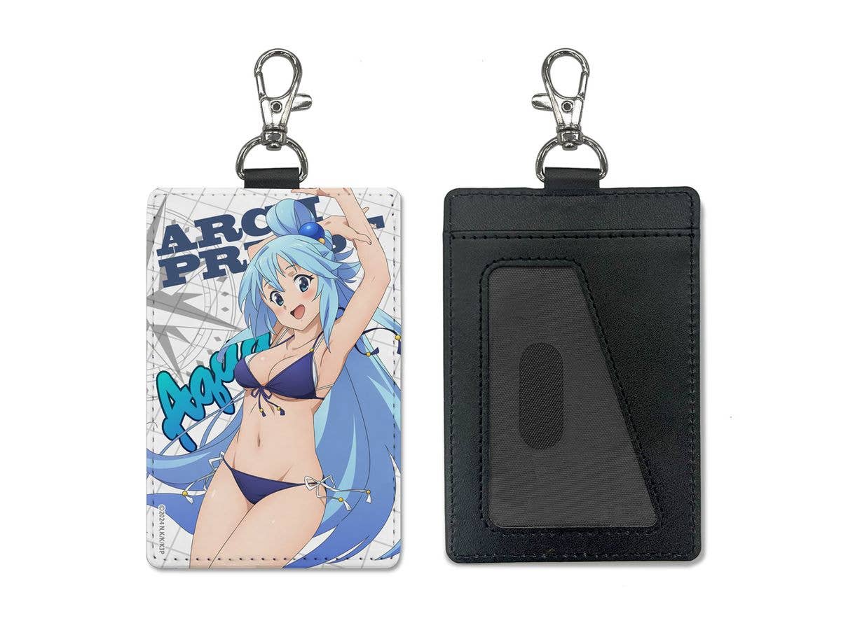 Konosuba: God's Blessing On This Wonderful World!: Aqua Pass Case (With Snap clasp)
