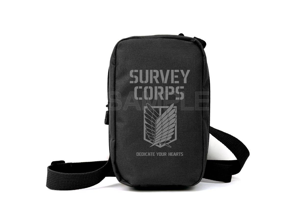Attack On Titan: Scout Regiment Mini Shoulder Pouch / Black
