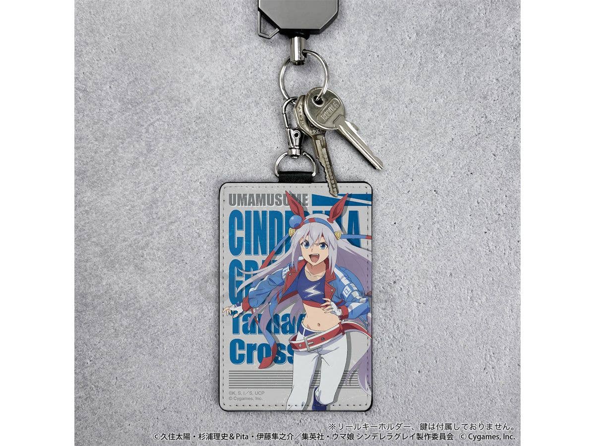 Anime Uma Musume Cinderella Gray: Tamamo Cross Pass Case (With Snap Hook)