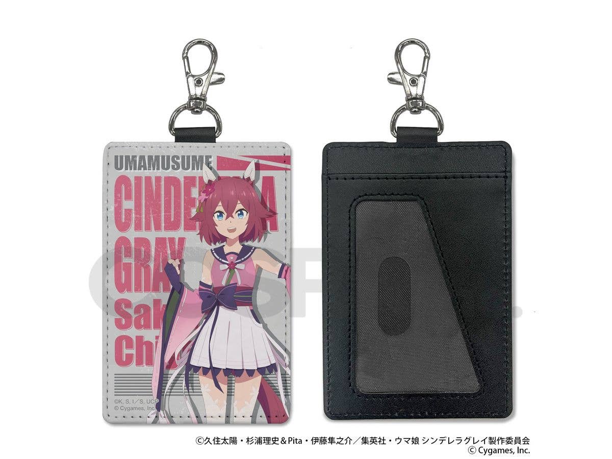 Anime Uma Musume Cinderella Gray: Sakura Chiyo No Oh Pass Case (With Snap Hook)
