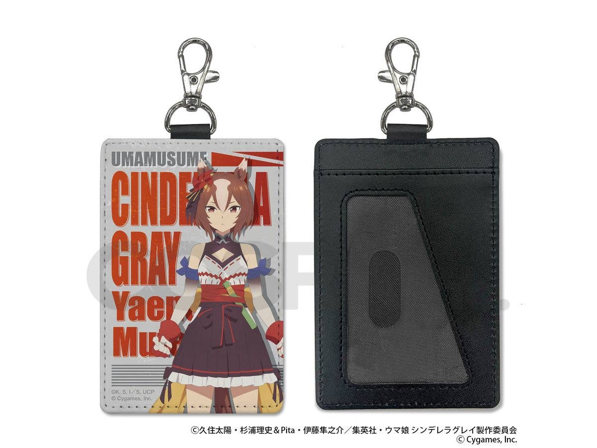 Anime Uma Musume Cinderella Gray: Yaeno Muteki Pass Case (With Snap Hook)
