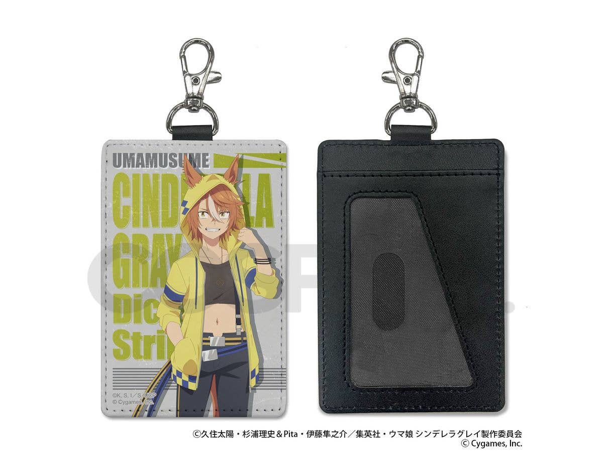 Anime Uma Musume Cinderella Gray: Dictator Striker Pass Case (With Snap Hook)