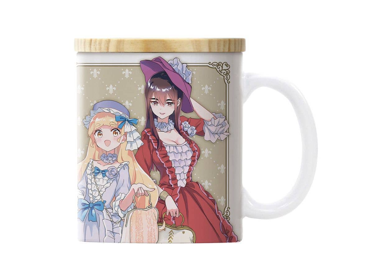 My Yuri Is My Job!: Original Illustration Of Hime & Mizuki Full-Color Mug With Lid, Afternoon Tea Ver.